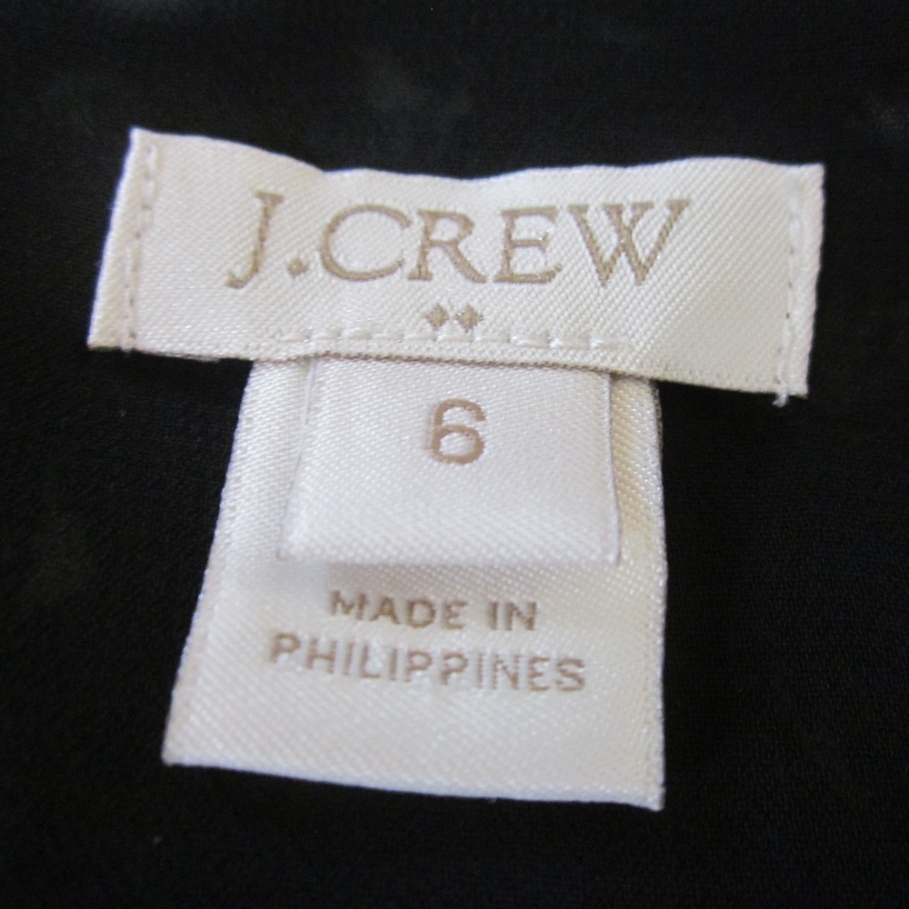 J. Crew Dress 6 Wrap Front Painted Dots - Picture 2 of 6